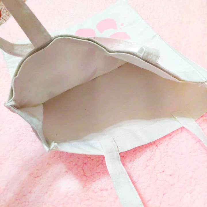 Made by Squeak - Wholesale Tote Bag - Women's - Enamel Pin Cat Tote Bag- Enamel pin backs won't scratch the4