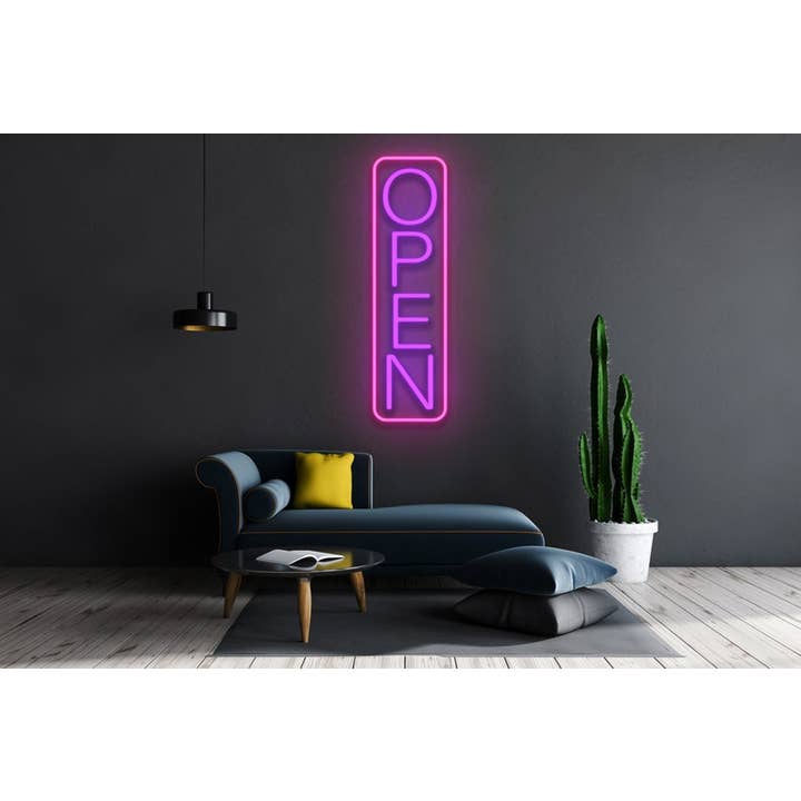Glow Neon – Großhandel Neonschilder – Leuchtreklamen „Open Welcome Bar Pub“, LED-Schild öffnen