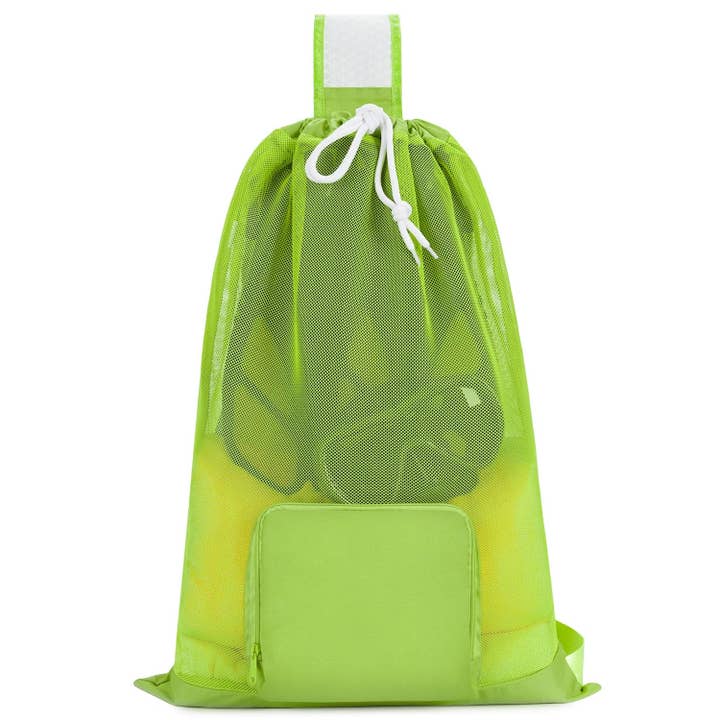 wandf - Wholesale Beach Bag - Mesh Drawstring Bag Swim Bag Quick-Dry Shoulder Strap