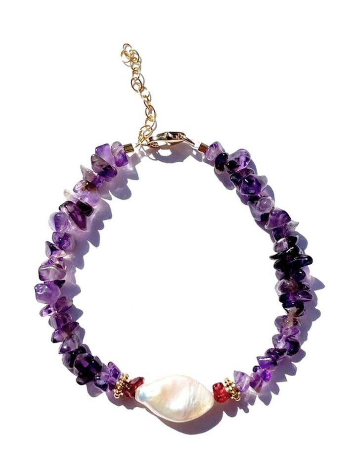 Eye For Soul Améthyste Bracelet för wholesale av Holi Editions