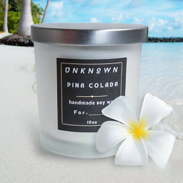 Unknown Candles Co - Vente Bougie en bocal - Bougie Pina Colada2