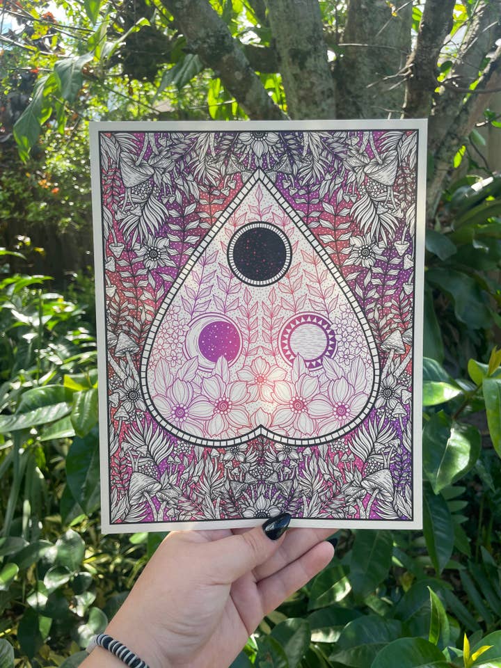 Planchette Art Print for wholesale by Strat Lacy Art