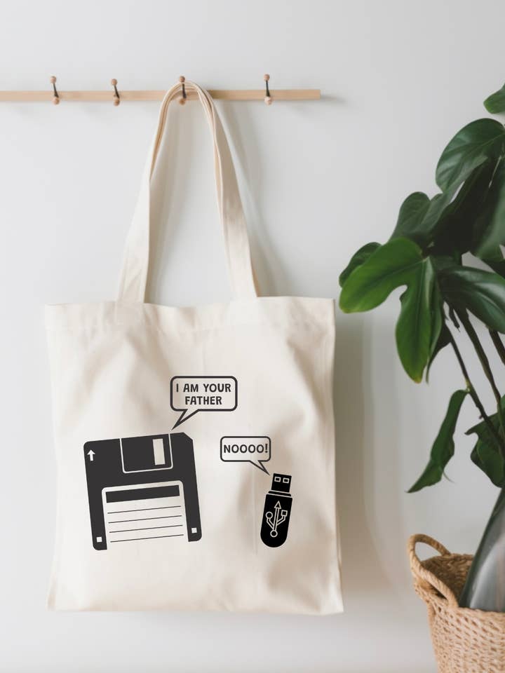 I Am Your Father Small Canvas Tote Bag for wholesale by EnchantingSunshine