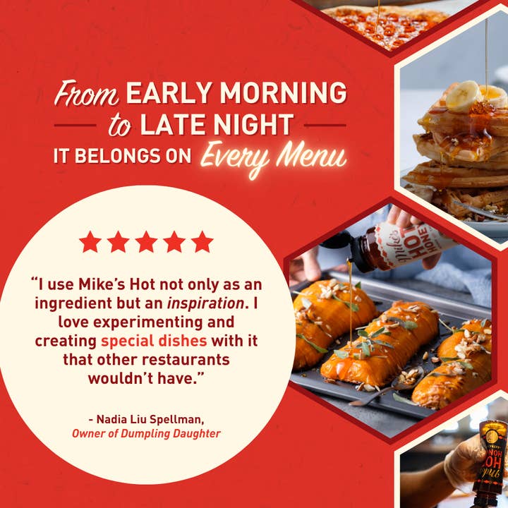 Mike's Hot Honey - Wholesale Honey - Mike's Hot Honey | Original | Chef's Bottle | 4 x 24 oz 2