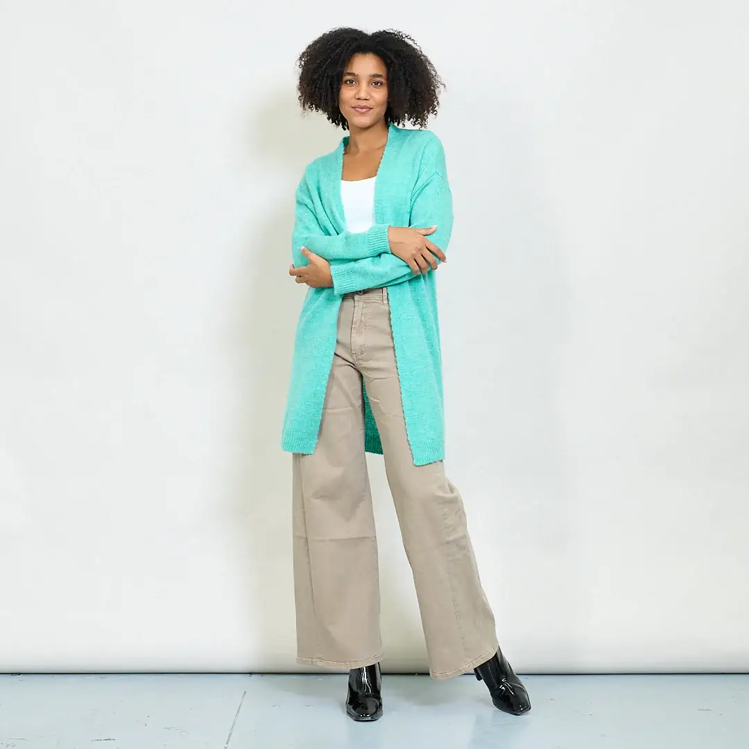 AMELÉ - Wholesale Cardigan - Women's - Long cozy chic cardigan8