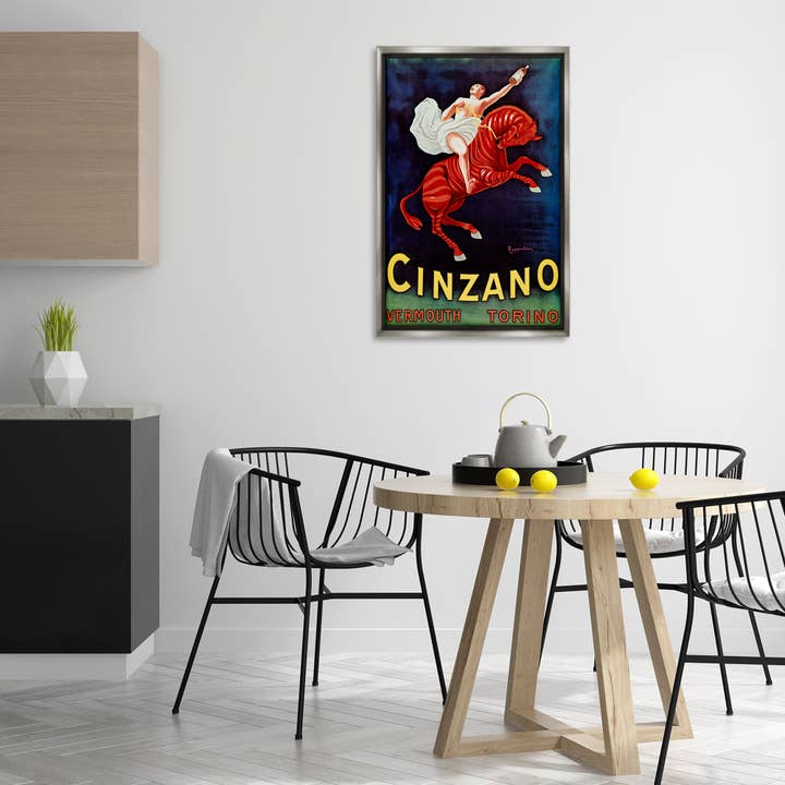 Stupell Industries - Wholesale Wall Sign - Cinzano Wine Advertisement - Framed Wall Art5