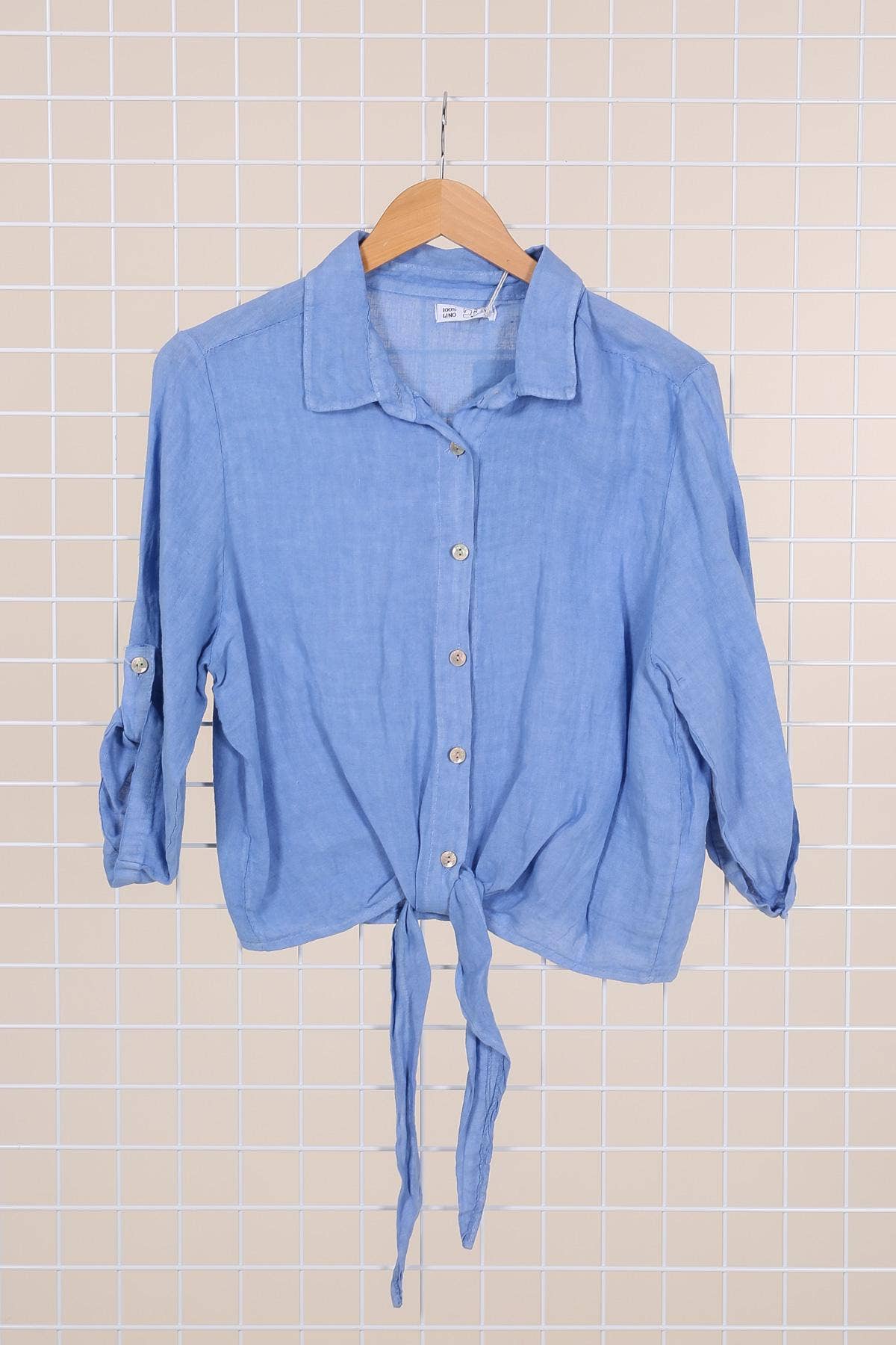 LINEN & COTTON HOUSE - Wholesale Button Down Shirt - Women's - 6228 100% LINEN SHIRT 4
