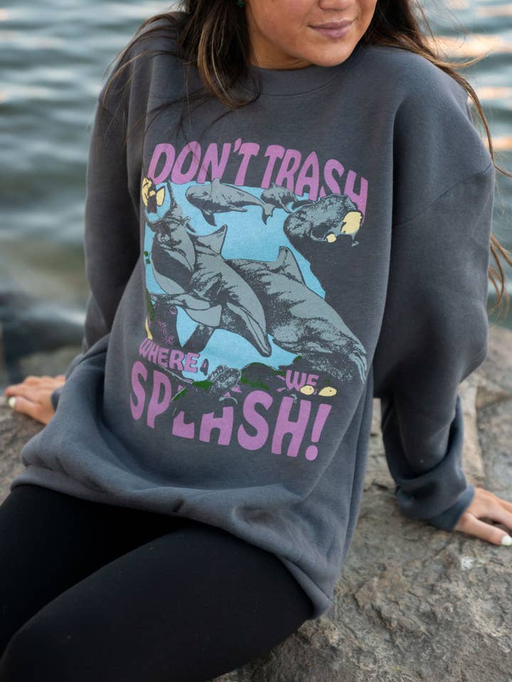 Vintage Splash Sweatshirt for wholesale by Indy Brand