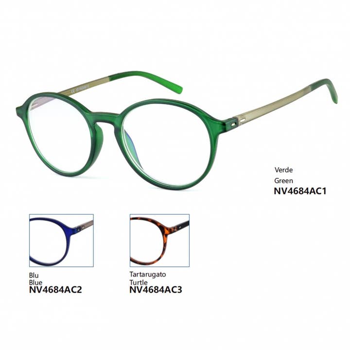 Færdigsamlede læsebriller med TR90 stel - NV4684A for engroshandel hos NEW VISION MILANO SRL