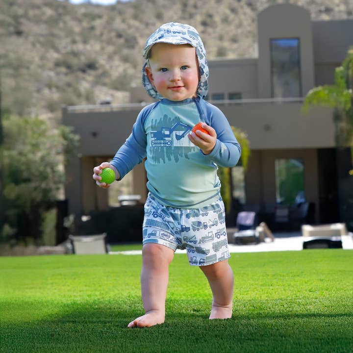 Zwembrilletje met flap voor babyjongens voor wholesale door UV Skinz