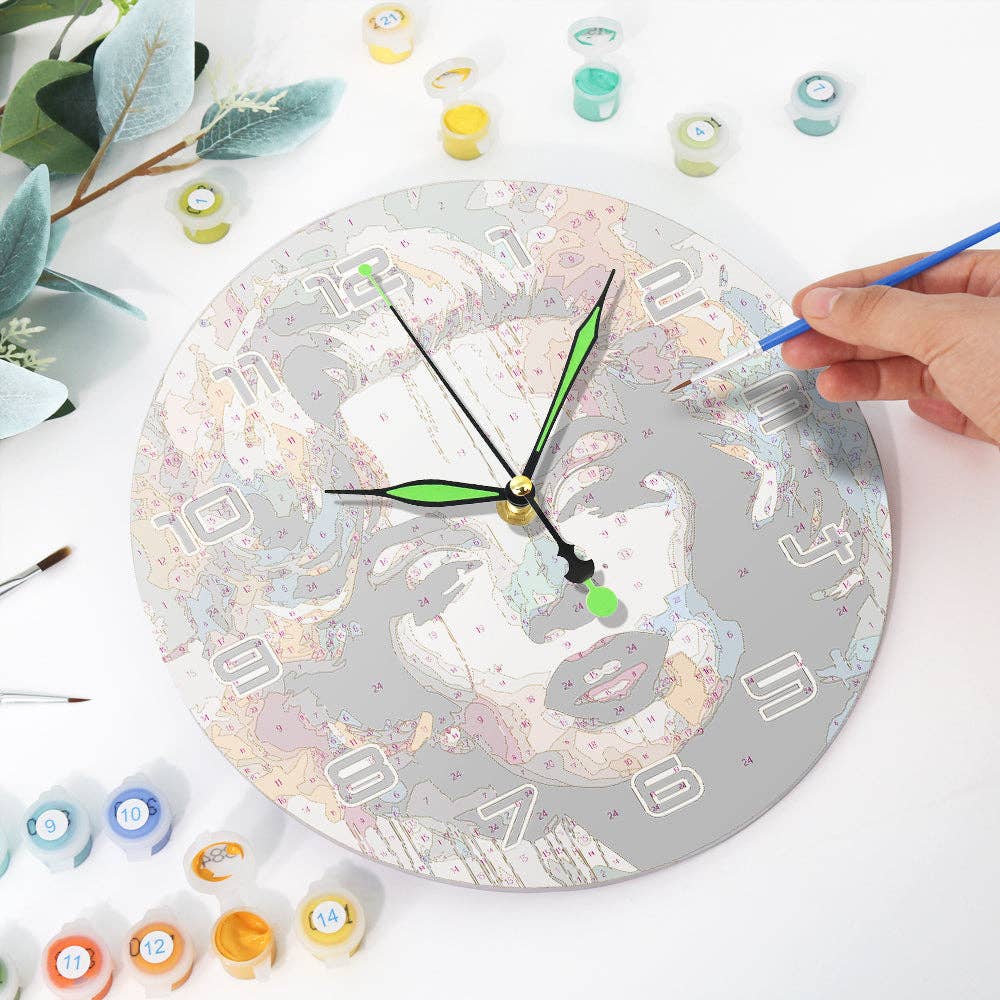 Paint Your Numbers - Wholesale DIY Craft Kit - Paint the Moment – Pop Icon Clock Kit4
