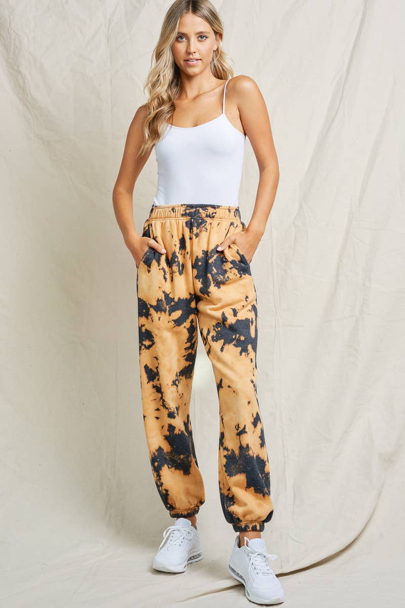 lalamia - Wholesale Pants - Women's - MPT28065C-TD-BLACK/MUSTARD0