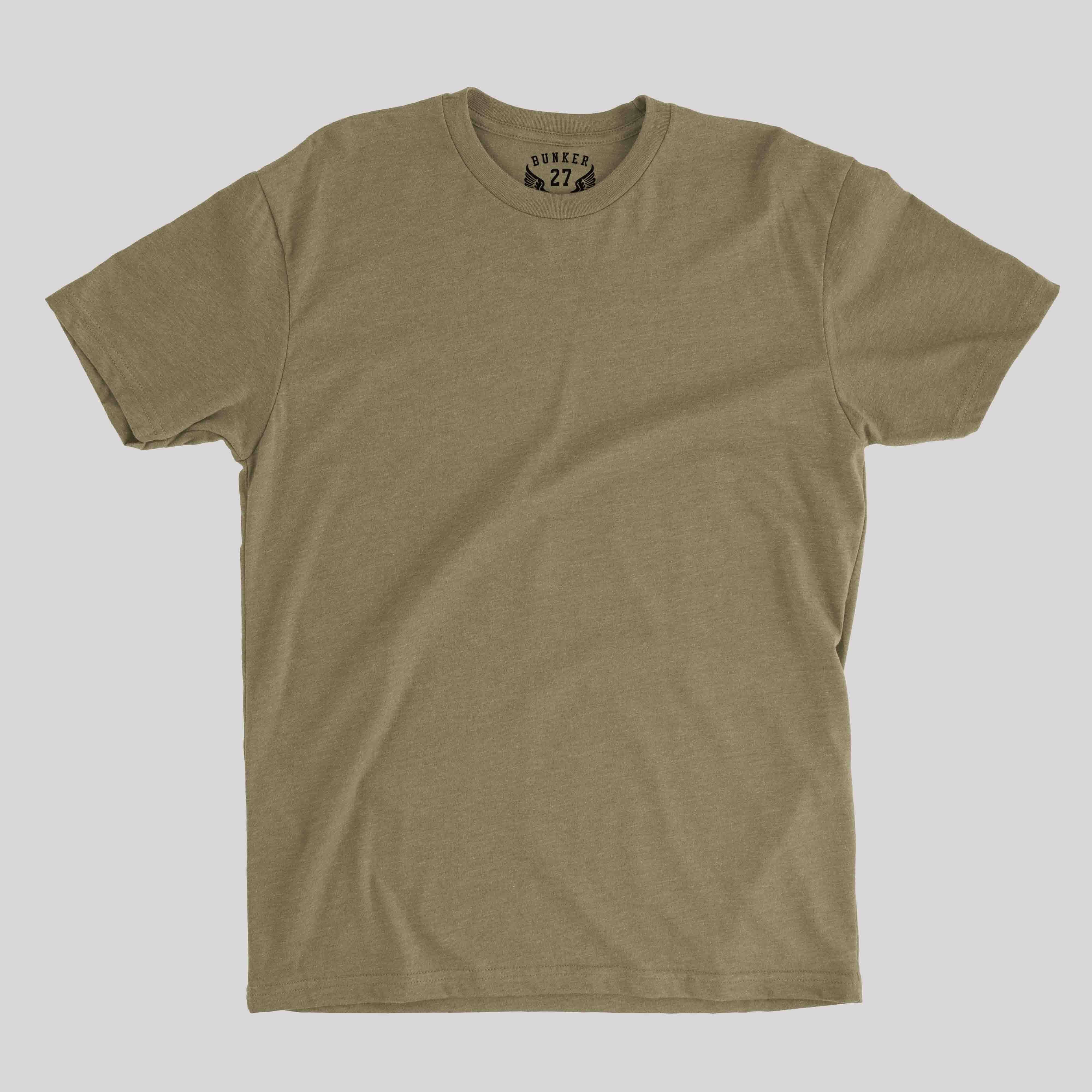 Bunker 27 - Wholesale T-Shirt - Men's - Coyote Brown T-Shirt AFI 36-29030