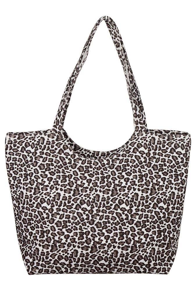Hana - Vente Tote bag – femme - Sac cabas motif léopard10