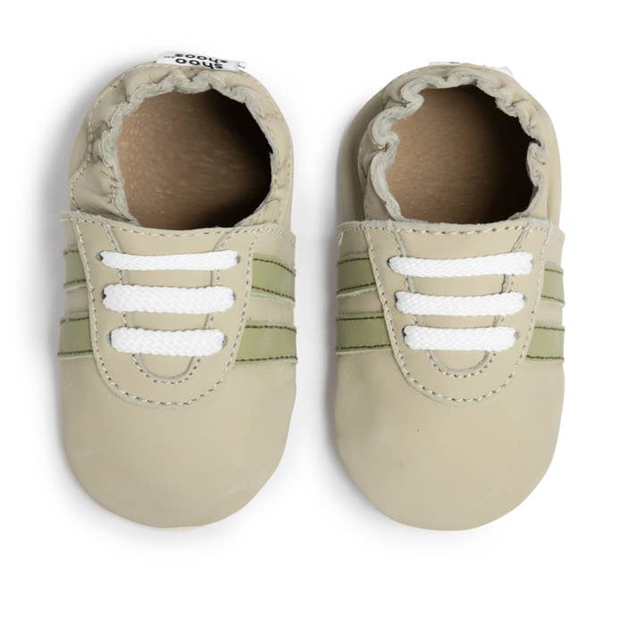 Green VIGIL - SHOOSHOOS BABY SHOES LEATHER SNEAKER BOOTIE for wholesale on Faire