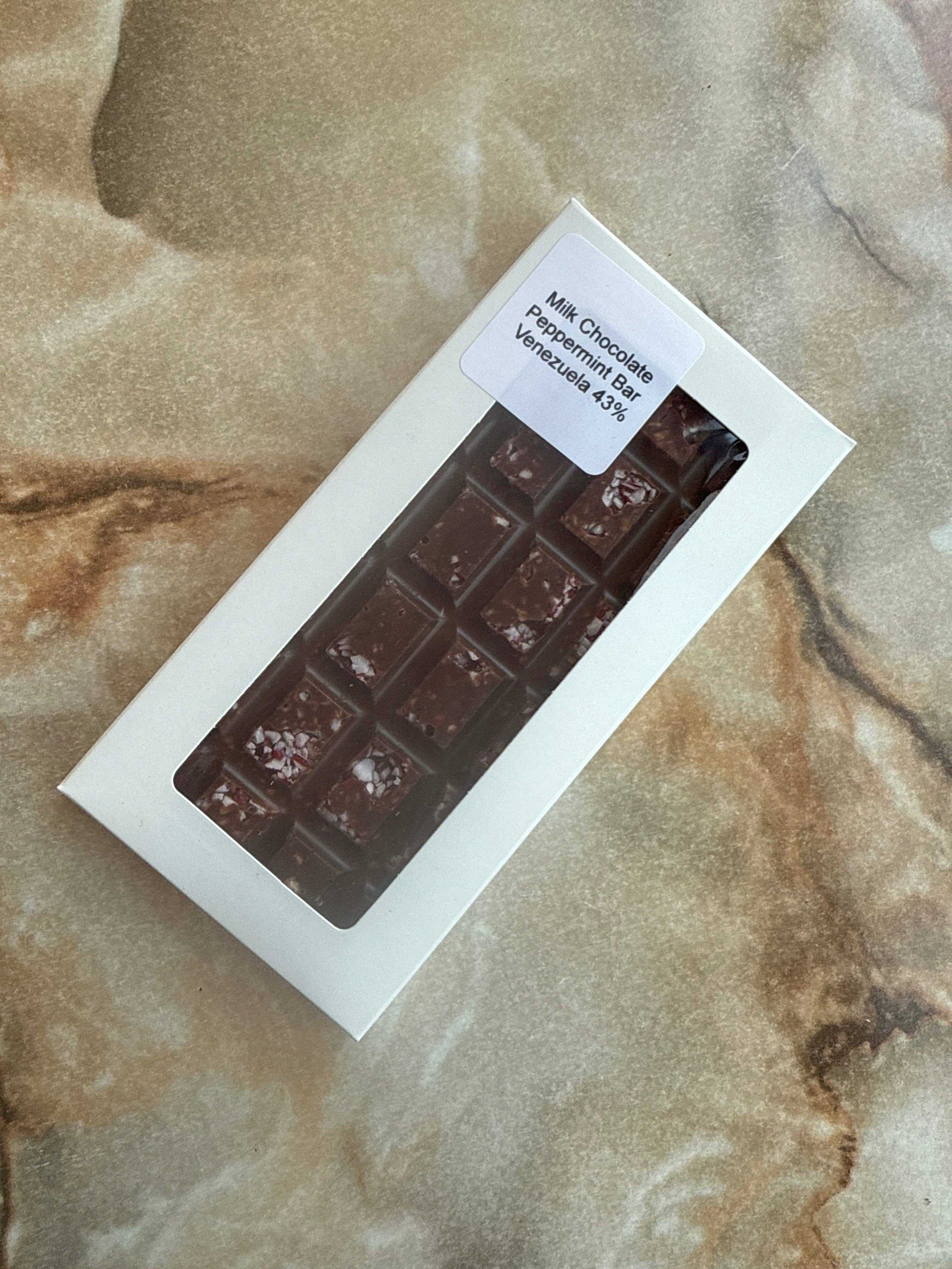 Sweet Mona's - Wholesale Chocolate Bar - Milk Peppermint Bar 3 oz