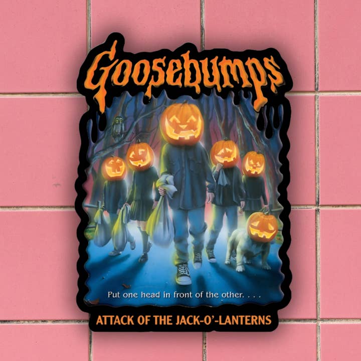 Goosebumps Attack of the Jack-O-Lanterns Sticker for wholesale by Belladonna Book Coven