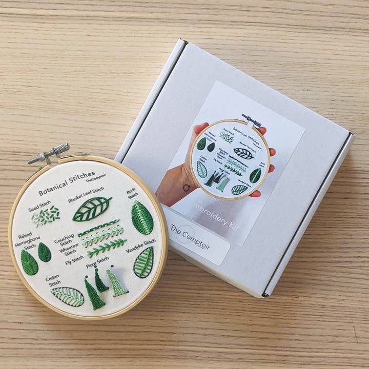 TheComptoir - Wholesale Embroidery/Cross Stitch Supplies - kit d’apprentissage de broderie des points végétaux2