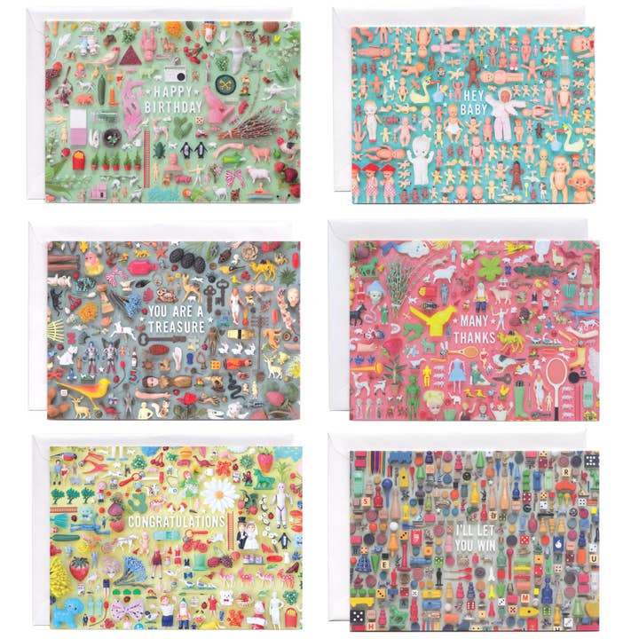 Imaginary Animal - Wholesale Everyday Greeting Card - Tiny Things Collection | 6 Greeting Card Assortment