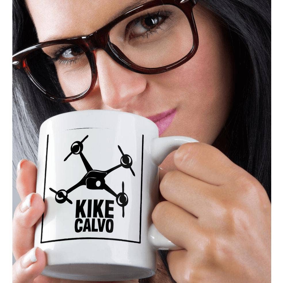 3dRose – wholesale Coffee mug – 3dRose, White and Black with Kike Calvo name , Mug9