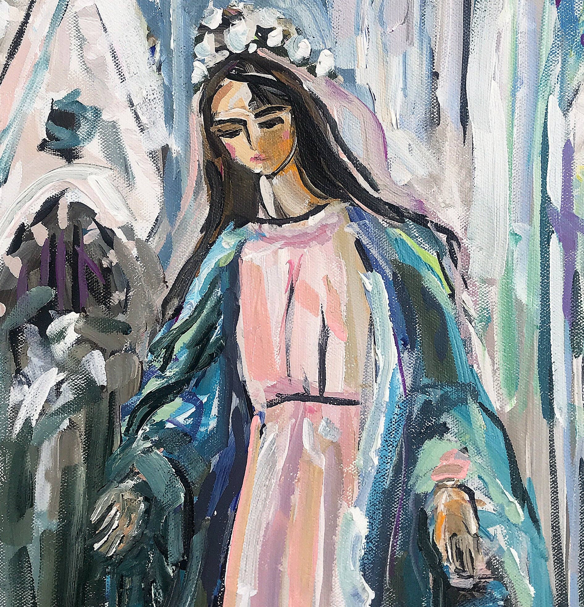 Maren Devine Art - Venta al por mayor Ilustración - Impresión sobre papel de la serie Natchez, «Mary»1