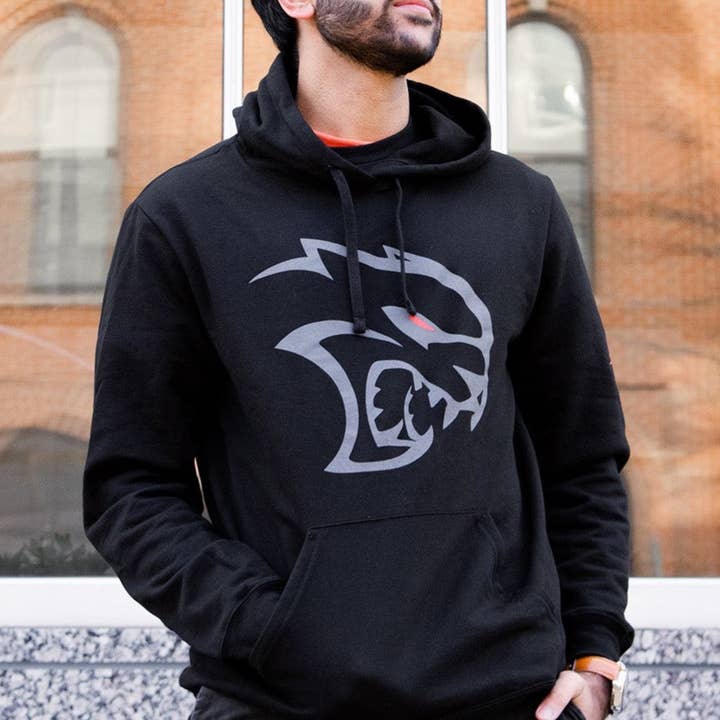 Dodge SRT Hellcat REDEYE Hoodie Sweatshirt Black for wholesale on Faire