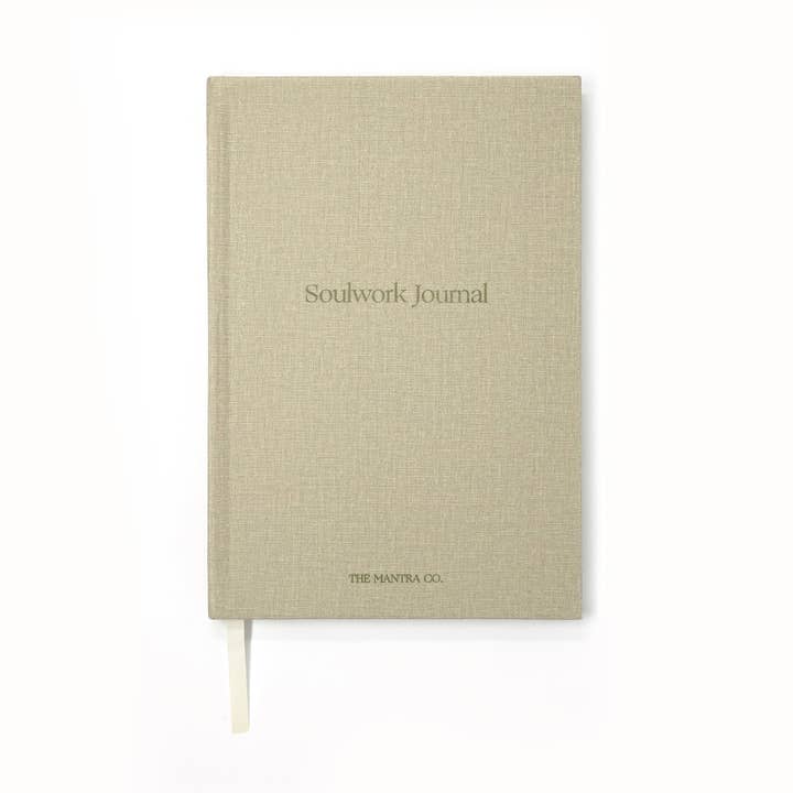 Soulwork Journal (Oatmeal) for wholesale by The Mantra Collective