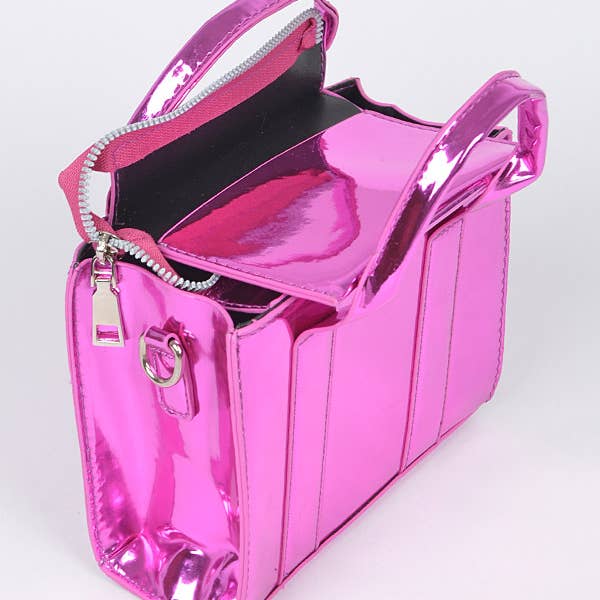 3AM BY H&D ACCESSORIES - Wholesale Tote Bag - Women's - Mirror Metallic Small Tote Bag7