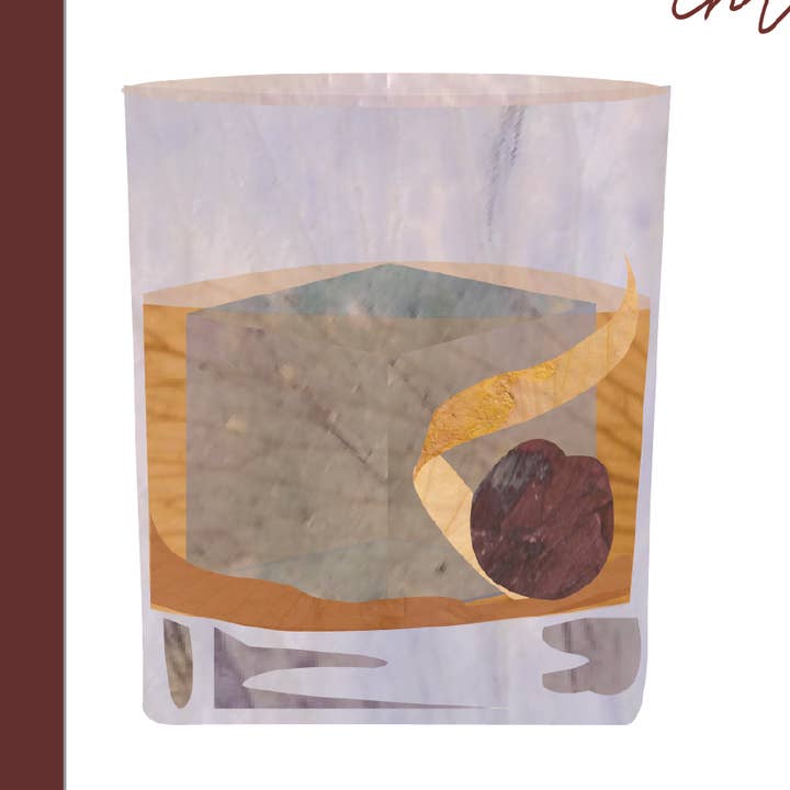 Old Fashioned Weihnachtskarte für den Großhandel von Pétale Atelier