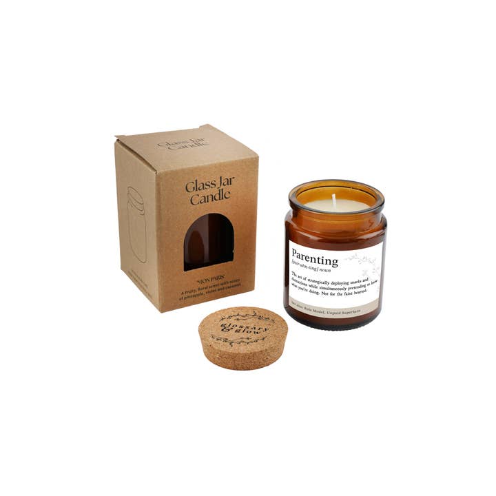 CGB Giftware - Wholesale Jar/filled candle - 'Parenting Definition' Large Brown Jar Candle In Gift Box1