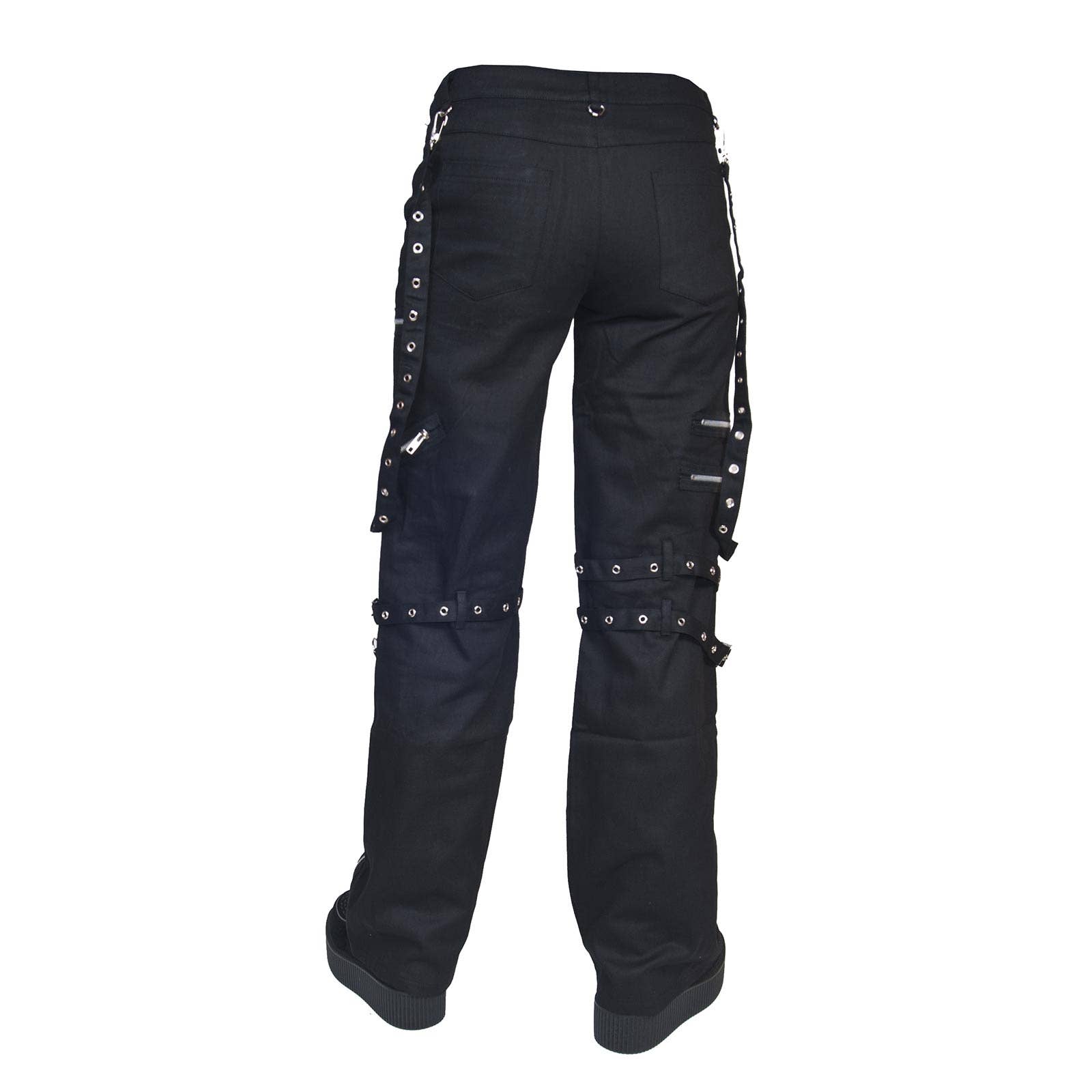 Alcatraz Gothic - Wholesale Pants - Women's - Gothic denim bondage trousers “Andy Pants”3
