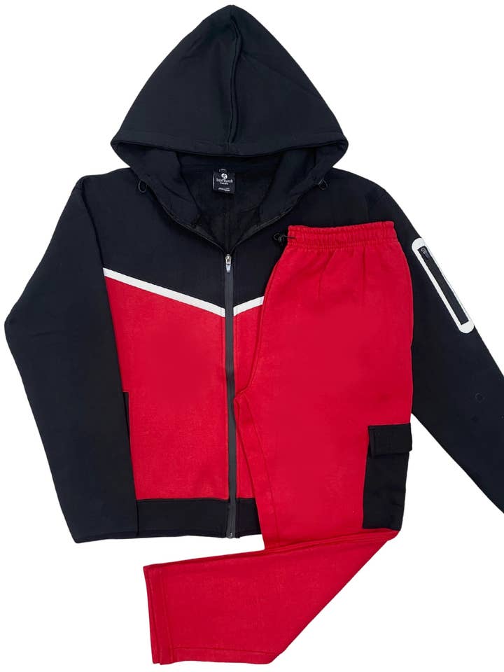 Men’s Dynamic Fleece Sweat suit Heavy Duty Winter Sweat Jack for wholesale by Royal Threads