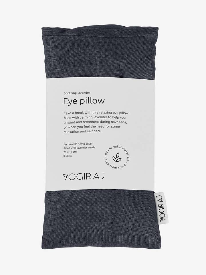 Almofada Olho de Cânhamo, Cinza Grafite - Yogiraj por atacado de Yogiraj