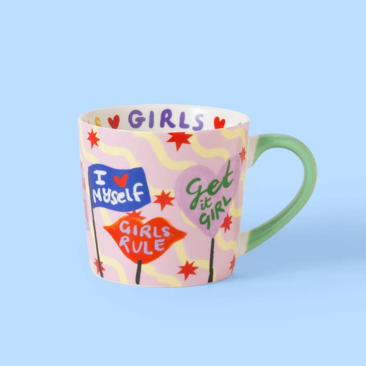 Get It Girl Mug for wholesale by Eleanor Bowmer
