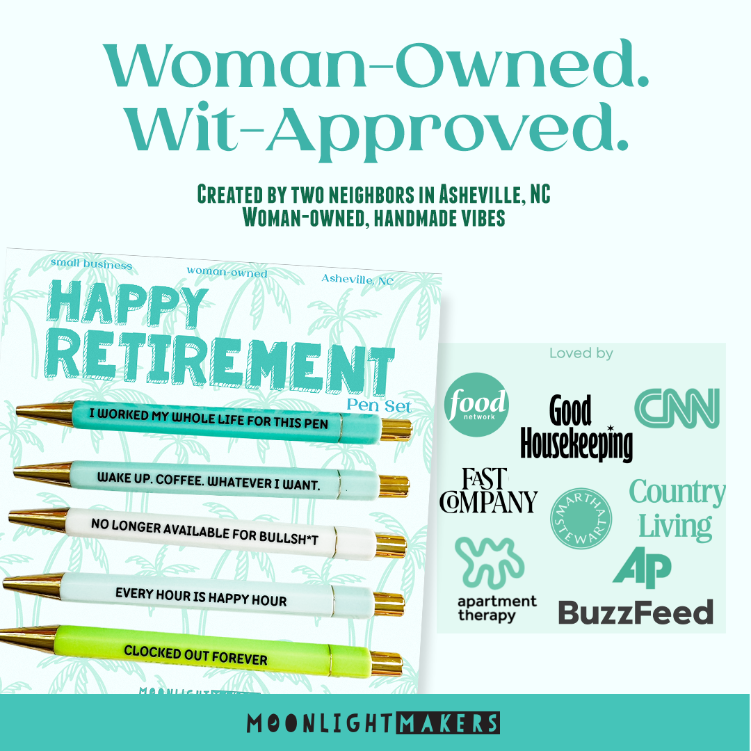 Moonlight Makers - Wholesale Pen - Happy Retirement - Pen Set - Gift8