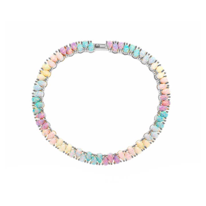 La Kaiser - Wholesale Tennisarmbanden - Zilveren Opal Dancing Dreams Tennisarmband2