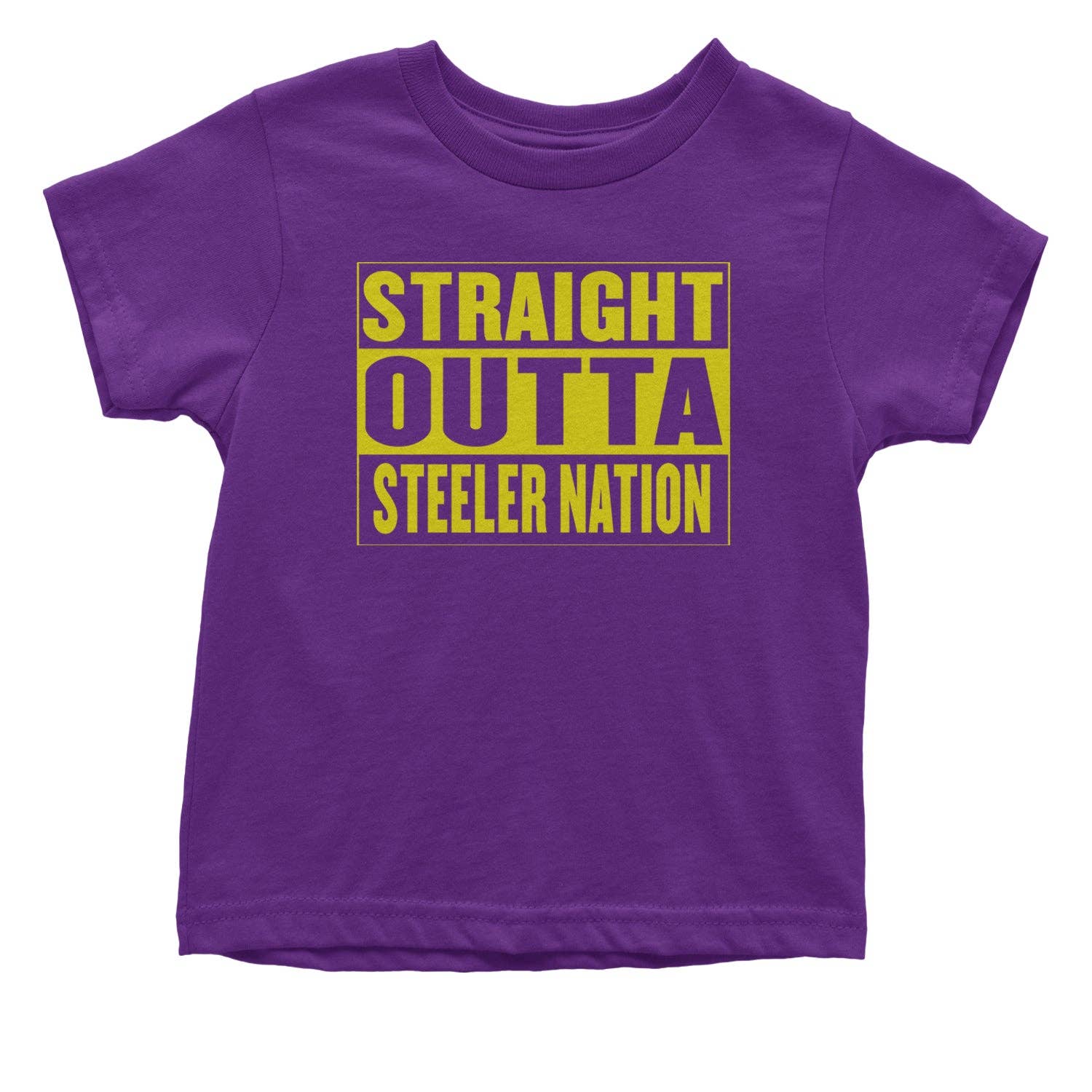 Expression Tees - Vente Body (sans pieds) – bébé - Body une pièce et t-shirt de football Straight Outta Steeler Nation pour bébé17