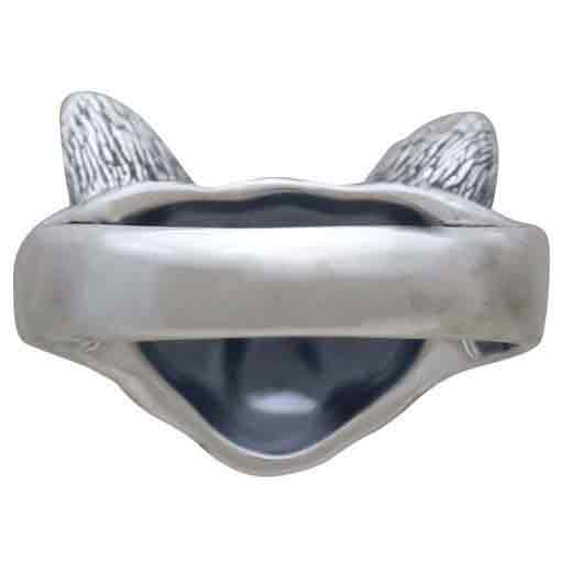 Nina Designs - Wholesale Cocktail/Statement Ring - Sterling Silver Detailed Cat Face Ring6