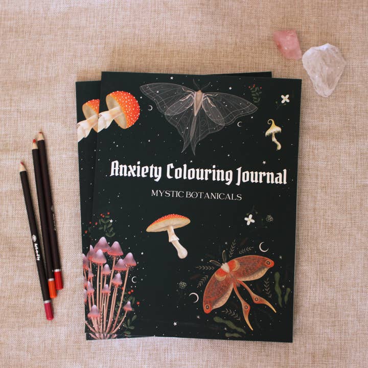 Anxiety Colouring Journal: Mystical Botanical and other Purchase Wholesale mindfulness colouring books. Free Returns & Net 60 Terms on Faire trending on Faire.