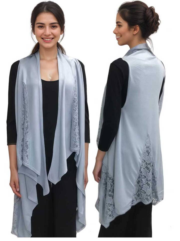 SN452 - Débardeurs à Détails en Dentelle pour la vente par The Magic Scarf Company