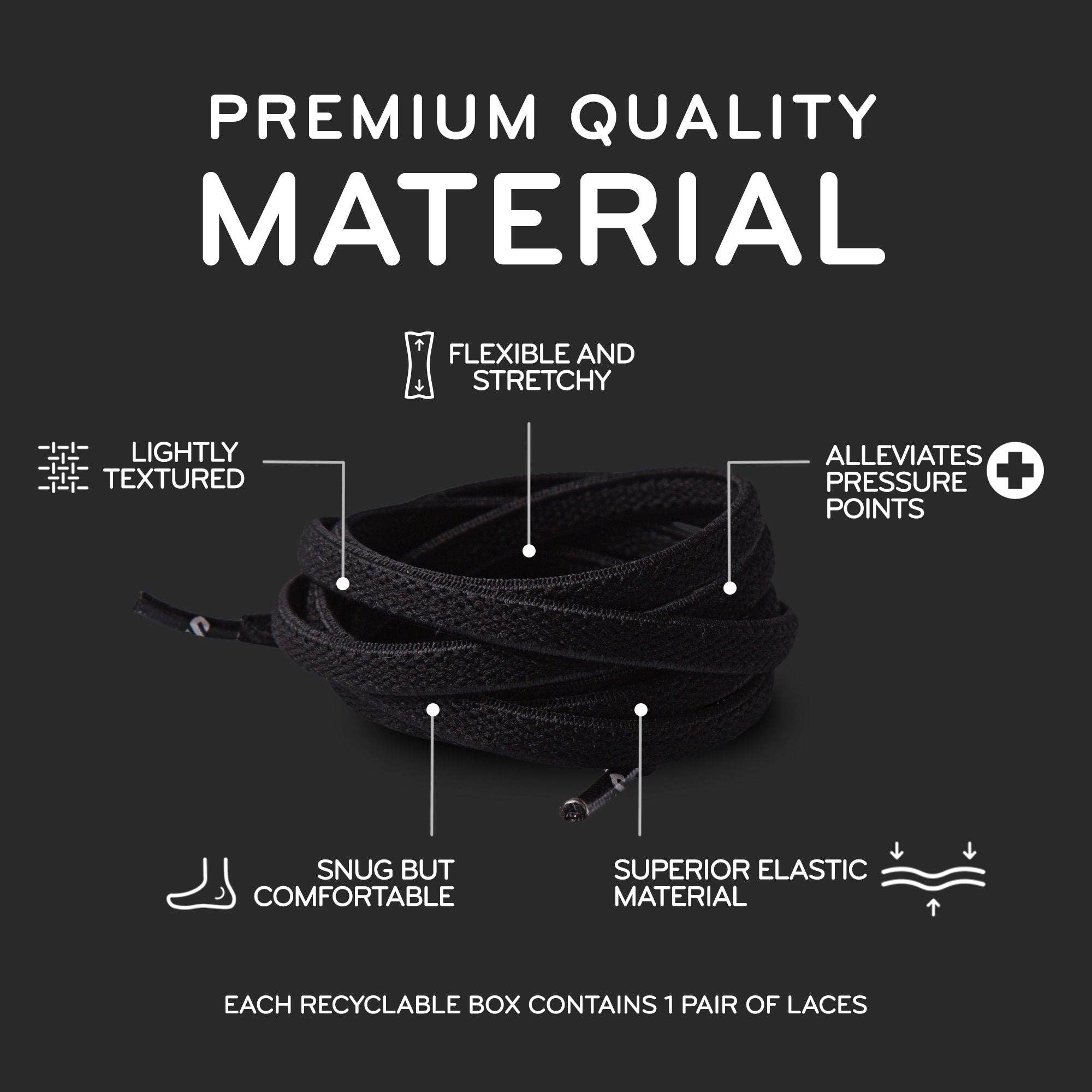 The Original Stretchlace - Vendita all'ingrosso Lacci per scarpe - Unisex - Lacci per scarpe elastici piatti3