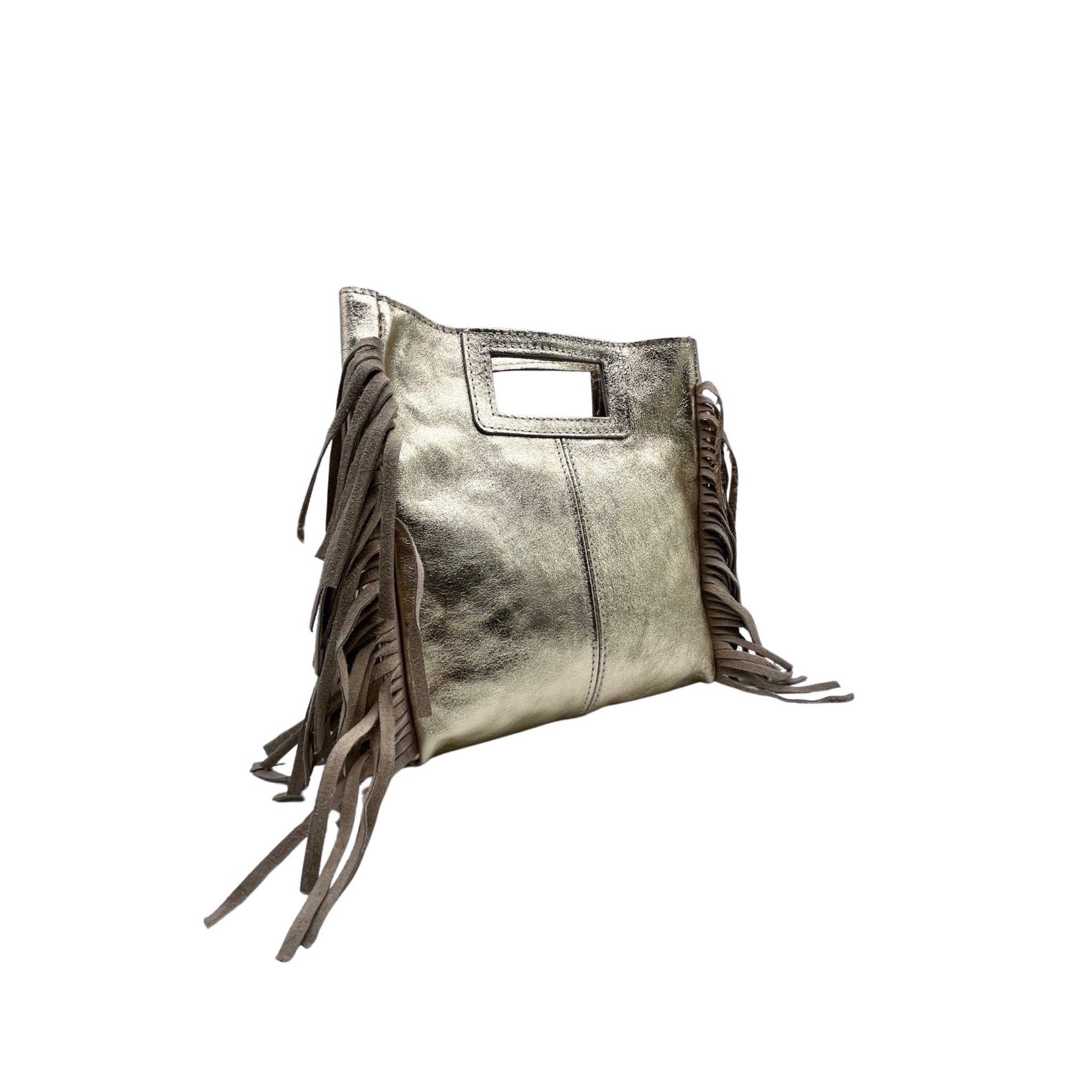 Louisa lee - Wholesale Belt Bag - Women's - IRIDESCENT LEATHER HANDBAG MARION P253