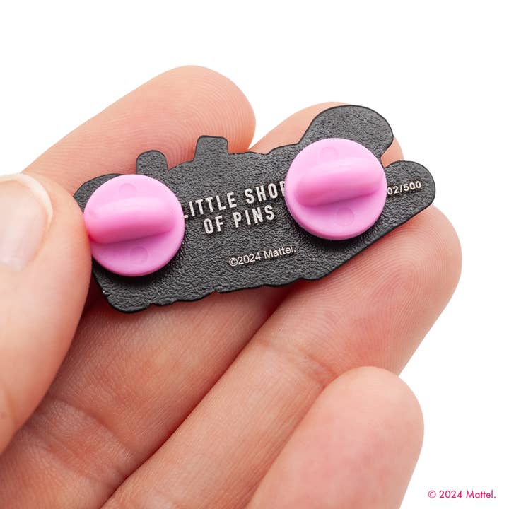 Little Shop of Pins - Wholesale Lapel Pin/Button - Comic Book Barbieâ„¢ Logo Enamel Pin