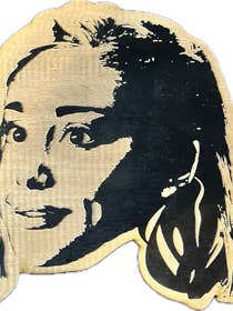 Wicked - Ariana Grande - Wood Ornament, Magnet, Keychain, Pi for wholesale by LetterCraft