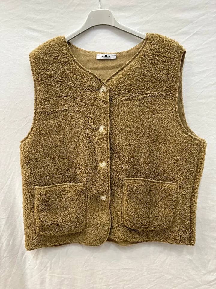 Mimi & Gogo - Vente Veste sans manches – femme - Gilet moumoute sans manches @6108_GiMoumoute19