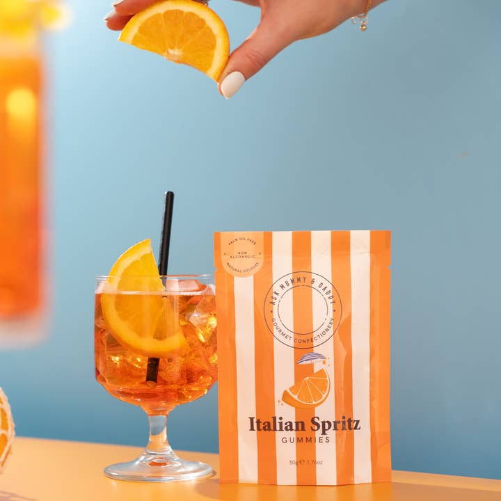Ask Mummy & Daddy – Engroshandel Vingummi – Italienske Spritz Cocktail Gummies 50g3