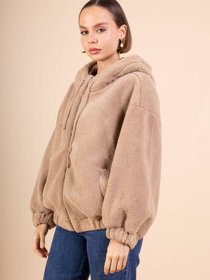 Pépouz' Paris - Wholesale Jacket - Women's - PV2549 zipped fleece hoodie7