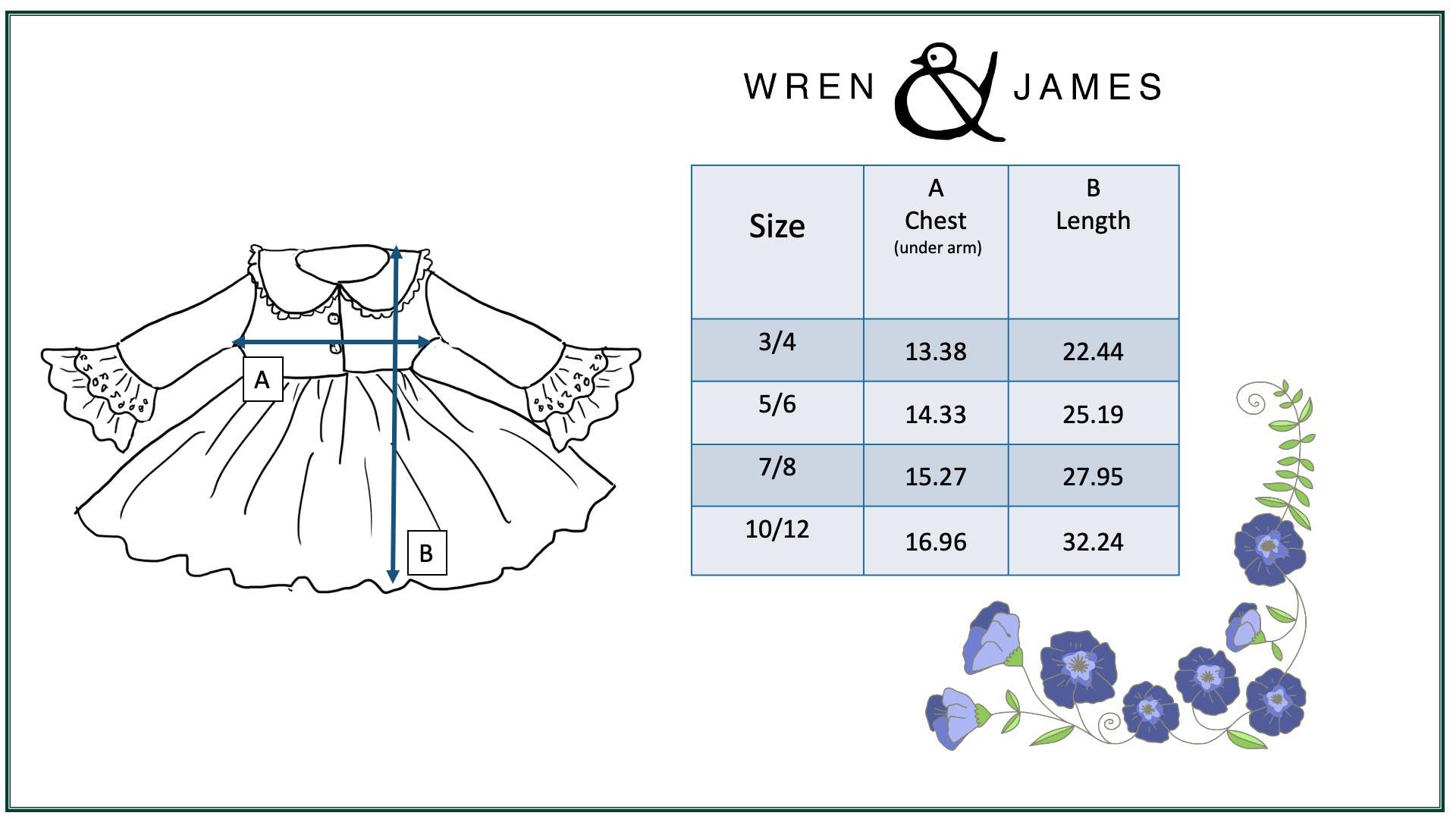 Wren & James - Vente Robe – enfant - Robe d'automne à manches évasées en velours côtelé vert olive et dentelle pour filles5