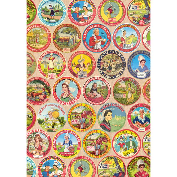 The Pattern Book - Wholesale Flat Wrap - Fromage (poster-wrap)
