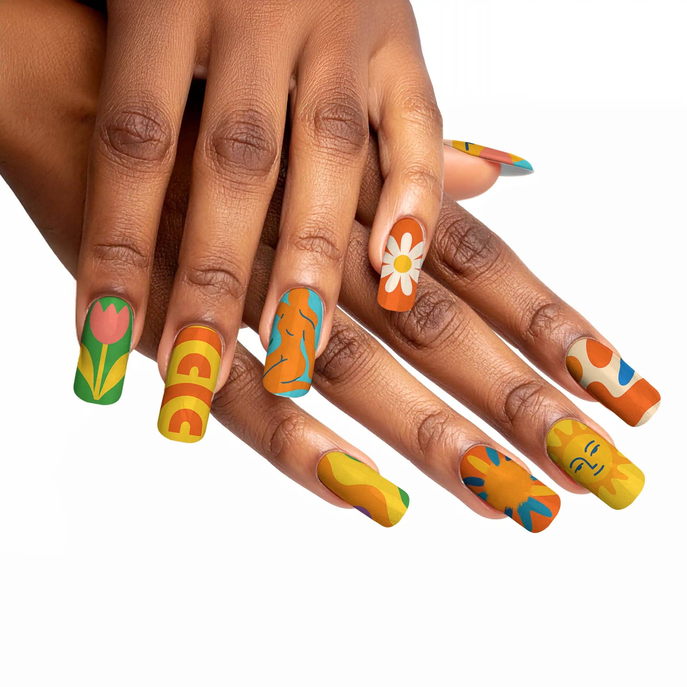 FYNE BODY - Wholesale Press-on/fake nails - Splat-tastic Canvas Creativity Press-On Nails96